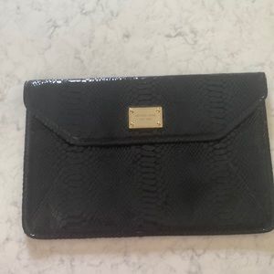 Michael Kors Black Snakeskin Computer Bag